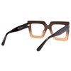 Zeelool Readers Thick Oversized Square Reading Eyeglasses for Women with