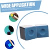 Mipcase 24Pcs Pool Cue Chalk Cubes Blue Billiard Chalk for
