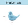2 Pcs Ceramic Bird Toilet Floor Bolt Caps, Animal Toilet