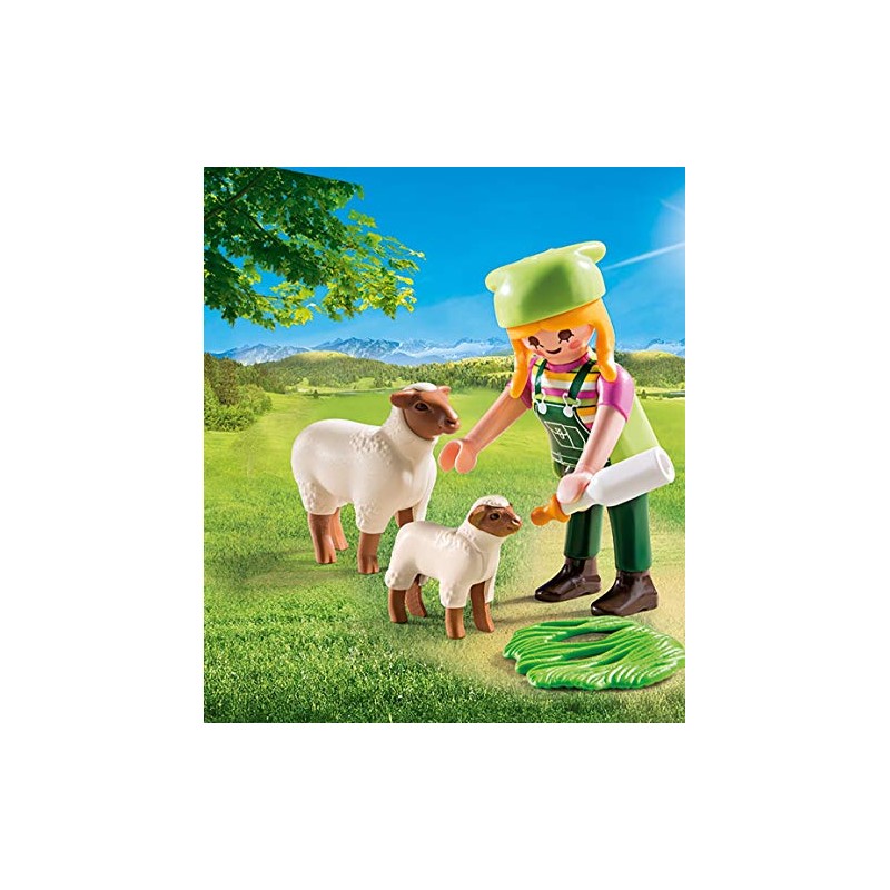 Playmobil 9356 Special Plus Farmer with Sheep, Fun Imaginative Role-Play,