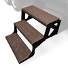 Prest-O-Fit 3-Pack 2-4028 Wraparound Jumbo RV Step Rug Espresso 23