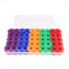 100 Pcs Plastic Bobbins Spools, Multicolor Empty Sewing Machine Bobbins