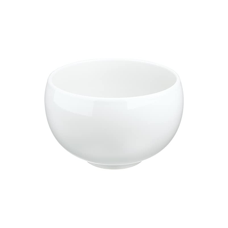 Hasamiyaki Monotone Bowl, Diameter 15.5cm, White, 67594
