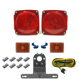 Peterson Manufacturing Trailer Light Kit | Tail Light Kit - Under 80" | Proudly Made in The USA
