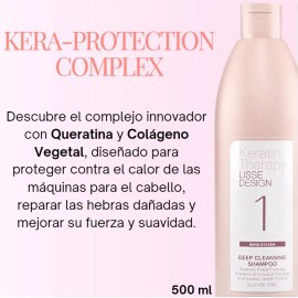 Paso 1 Alisado Liss Design Alfaparf Shampoo X 500ml Limpieza