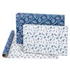 American Greetings 175 sq. ft. Reversible Wrapping Paper for Weddings,