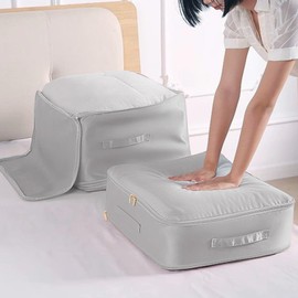 Ultra Space-saving Self-Compressing Organiser, 2024 Compressing Bag, Movable Organiser Pockets for Duvets, Self-Compressing Organiser for Duvets, Clothes, Blankets