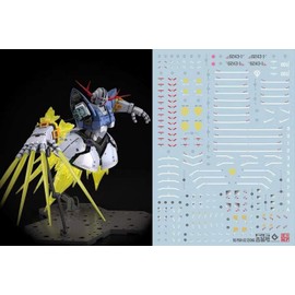 Fluorescent Waterslide Decals for RG 1/144 Zeong Model, MS, Robot, Add Detail to HG, RG, MG, PG, RE Models