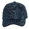 TOP HEADWEAR Women's Full Sparkle Rhinestone Gem Bling Baseball Cap