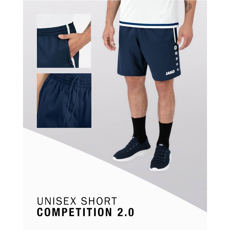 Jako Men's Competition 2.0 Shorts, blue, m