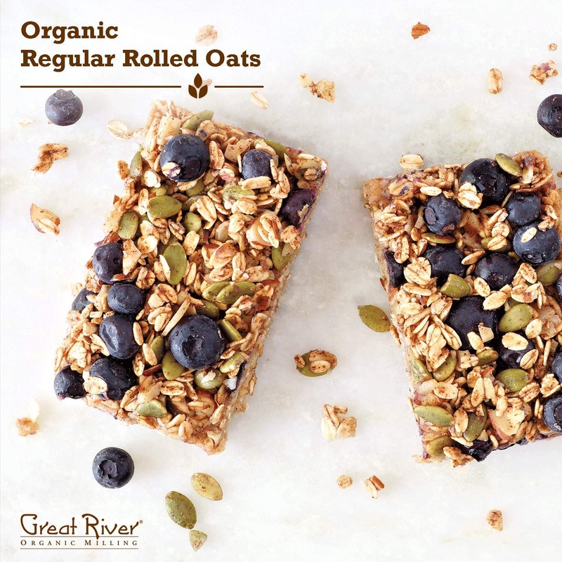 Great River Milling Organic Old Fashioned Rolled Oats | Whole