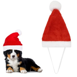 ALLY-MAGIC Christmas Dog/Cat Santa Hat, Christmas Pet Costume, Dog Christmas Outfit, Christmas Costume Set for Small Dogs Gift Y6-CWSDM