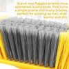 Angle Broom for Floors 55” Soft Bristle Brooms for Sweeping