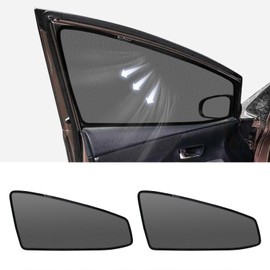 Carbot Mesh Car Side Window Blackout Shades, For PRIUS 30 ZVW30/ZVW35, Sun/UV Protection, Magnetic, Keeps Bugs Out, Breathable, Driver/Passenger Side, 2 Pieces, User Manual (English Not Guaranteed)