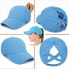 Enwokran Baseball Cap Women's Mesh Quick Drying Ponytail Baseball Cap,