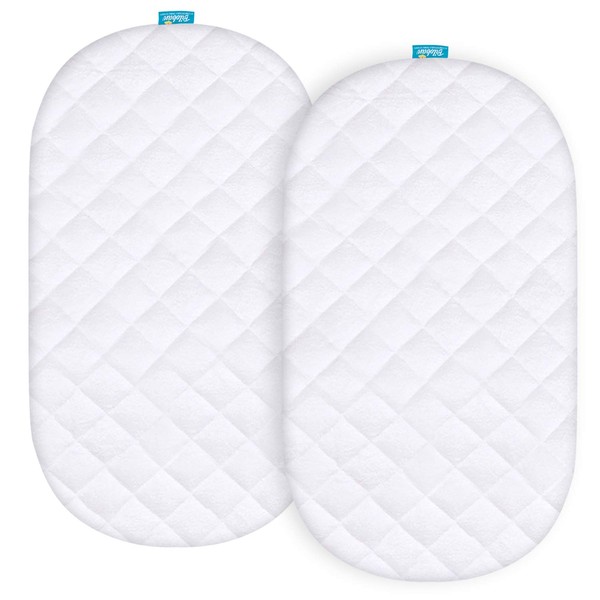 Waterproof Mattress Protector, Quilted Mattress Cover for Moses Basket Mattress,