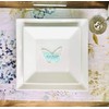 (25 Pack, Butterly) Blank Clear Acrylic DIY TABLE PLACE CARDS: