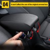 AOMSAZTO Armrest for Toyota Corolla Cross 2022 2023 2024 2025