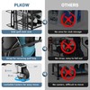 PLKOW Golf Bag Stand Golf Bag Organizer Fits for 2