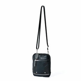 Arnold Palmer Shoulder Bag, Faux Leather, Shadow, Mini Shoulder, Black