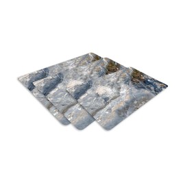 Pagnanno. Chopping Board-Catering Cutting Set-Kitchen Board-Glass Worktop Savers-Sink Chopping Board-Large-Worktop Protectors Heat Resistant-Marble Effect Grey (Design 5, 20 x 16 inches (Pack of 1))