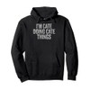 I'm Cate Doing Cate Things Funny Vintage Pullover Hoodie