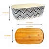Nomotruc Bread Box For Kitchen Countertop,Bread Box with Cutting Board