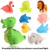 Oppaxf 9 PCS Nurse Flashlight Pediatric Nurse Flashlight Keychain Animal