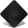 Ashford Ridge Full Grain Leather 10cm Square Coasters - Black