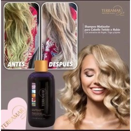 3 Shampoo Matizador De Cabello Teñido Terramar® 250ml