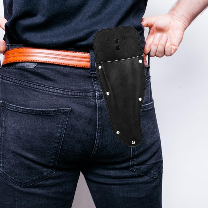 MEISH Garden Pruner Sheath Scissor Protective Case Leather Holster Protective