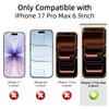 Laooteyy 2 Pcs Dazzling Gradient Colorful Anti-Spy Tempered Glass Screen