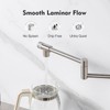 Aktines Pot Filler Faucet with Knob Switch, Wall Mount Over