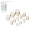 22Pcs Solid Rubber Stoppers，Lab Plug 000#-8# Sizes Tapered Lab Rubber