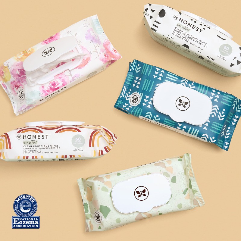 The Honest Company Clean Conscious Multi-Use Wipes | Hypoallergenic +
