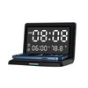 Multifunctional Digital Mirror Clock 15W Wireless Charging Alarm Clock with