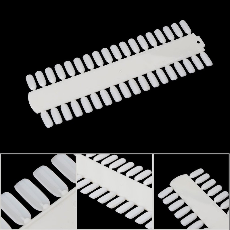 MinnowXY 36 Tips Acrylic Nail Art Practice Color Chart Display