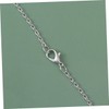LIFKOME 3pcs Basketball Pendant Necklace Chain Silver Chain Men Necklace