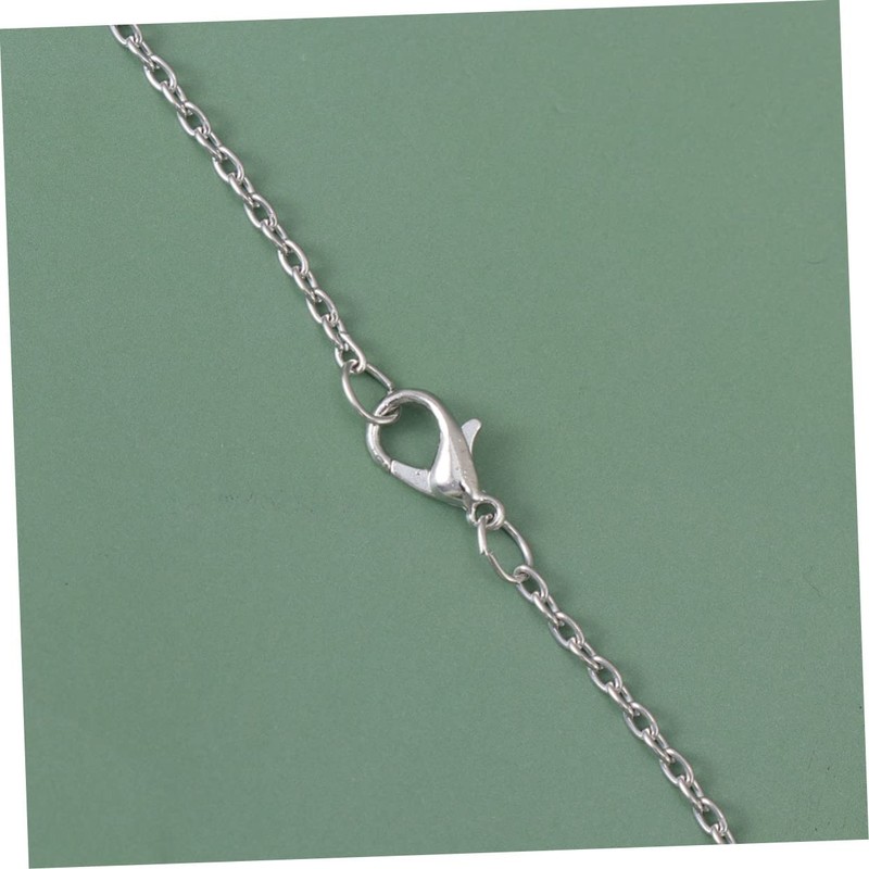 LIFKOME 3pcs Basketball Pendant Necklace Chain Silver Chain Men Necklace