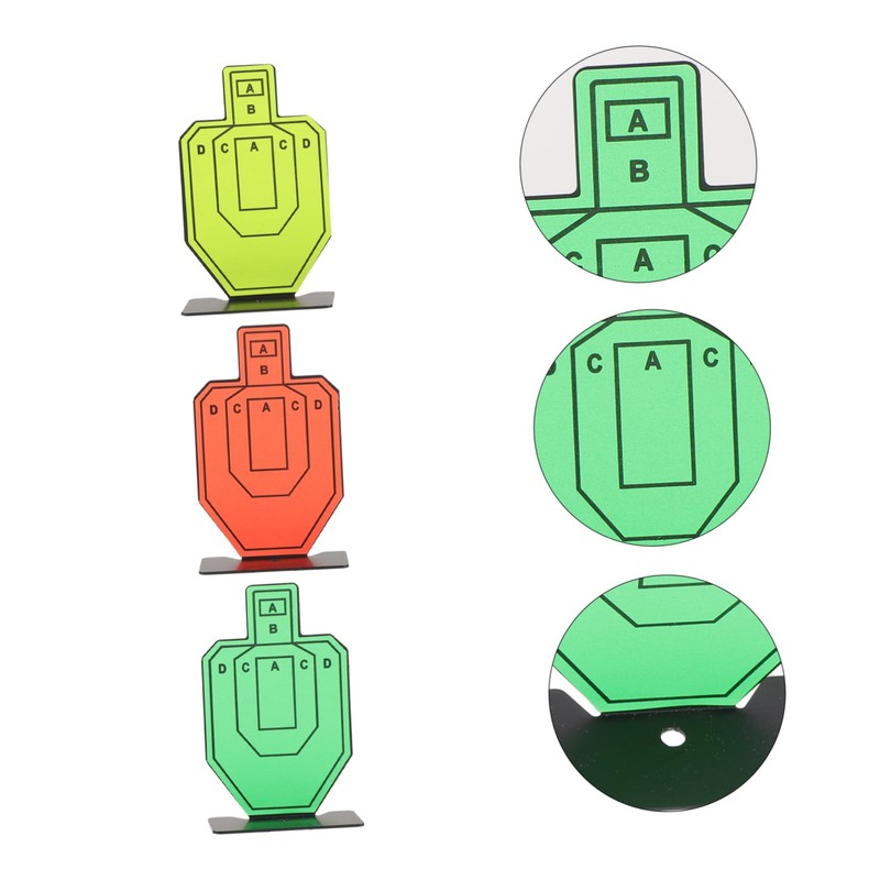 GANAZONO Mini Thumb Target 3Pcs Wear-Resistant Soft Polygon Training Board