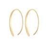 Elli Earrings Ladies Creoles Pull-Through Geo Basic in 925 Sterling