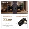 Copper Creek Colonial Privacy Interior Door Knob – ANSI Grade-3