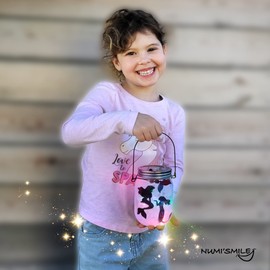 Mermaid Toy Lantern Night Light Jar Craft Kit, Birthday Gifts For Kids, DIY Mermaids Arts and Crafts Set Gift For Girls Ages 3 4 5 6 7 8-12 Years And Up, Mermaid gifts, Little Girls STEM Toy Project