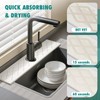 Stone Faucet Mat for Kitchen Sink - Super Absorbent Diatomite