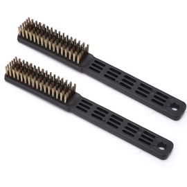 EESC2Y (2-Pack) Bowling Shoe Brushes, Bowling Accessories, Remove Dust Grit Improve The Slide of The Shoe (2)