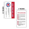 Lashicorn CPR and First Aid AED Certification Cards | 30