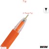 WIN 5 x 0.7mm Tip Ball Pens SirPrize BLUE Ballpoint
