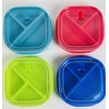 Set of 4 - Microwave Food Storage Containers, Meal Prep