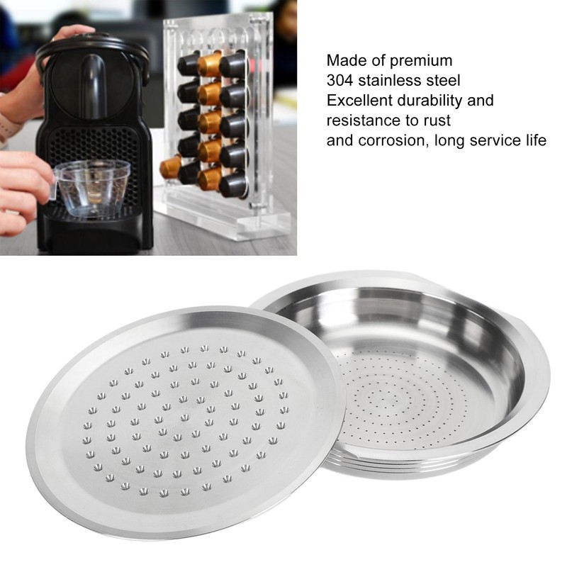 Reusable Coffee Pod 304 Stainless Steel Refillable Coffee Capsule Filter