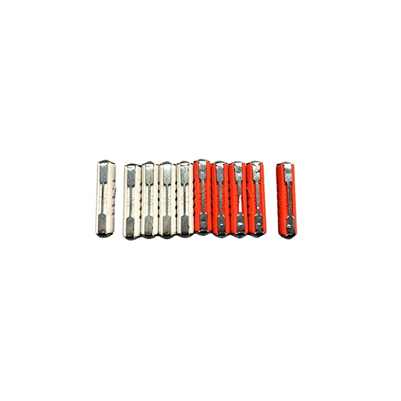 8 amp and 16 amp Bullet Fuses x 10 Torpedo/Bullet